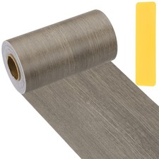 4"x33' Self-Adhesive Wood Grain Repair Tape with Scraper, Gray Oak