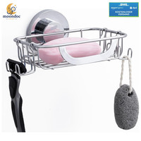 Seifenschale Mit Haken Saugnapf Seifenhalter Silber Ohne Bohren