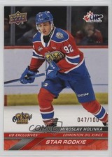 2024-25 Upper Deck CHL Star Rookies Exclusives 47/100 Miroslav Holinka #366 h8y