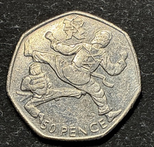 London 2012 Olympic Taekwondo 50p Circulated Coin Rarest #19 of 29 - Available on eBay