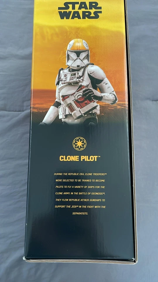 Figura Hot Toys Piloto Clon de Star Wars El Ataque de los Clones Escala 1/6 MMS648 Foto 3 de 3
