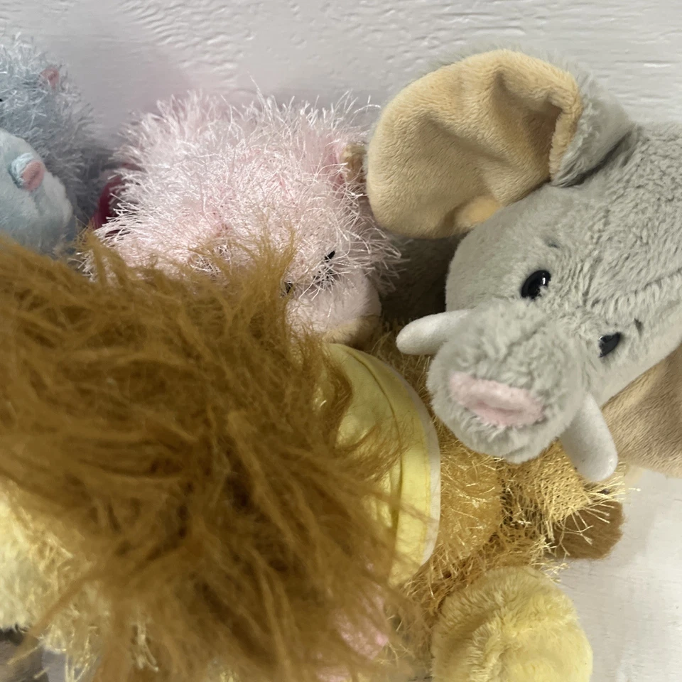 Ganz Webkinz, Lot No Code, 7 Total. Lion, Elephants,kangaroo,hippo,pig - Image 4 of 4