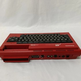 Panasonic MSX2 FS-A1 Personal Computer Red Retro Vintage Rare Untested Junk