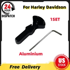Black Aluminium Throttle Lock Cruise Control Lever For Harley Davidson 