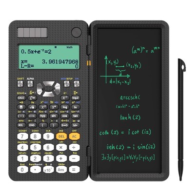 991ES Scientific Calculator with LCD Writing Tablet, 417 Function Solar Energ...