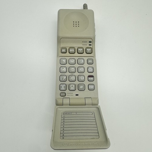 Motorola Flip Fone Cordless Telephone Model 210 Secure Clear *Read Description - Afbeelding 12 van 19