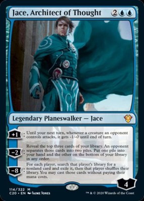 Jace, Architect of Thought - C20 MTG - Light Play