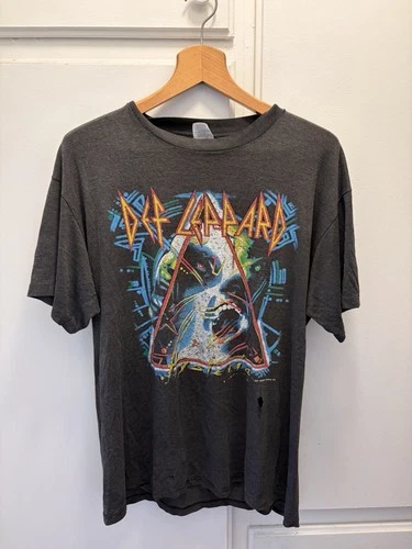 Def Leppard Shirt, real merch from 90s Florida conce 1990s vintage concert t-shirt, vintage, single stitch, B+ condition