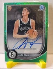 New ListingTopps 2025-26 Bowman Chrome Egor Demin Green Shimmer RC Auto /99 Nets BCA-ED