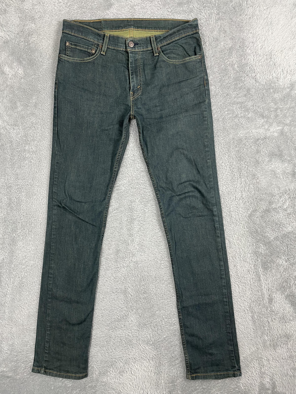 Levis 511 Jeans Mens 32x34* Blue Slim Fit Stretch Denim Medium Wash Low Rise