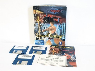 Wolfenstein 3D: Spear of Destiny - Vintage Big Box PC Game + Manual id Software