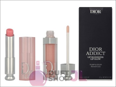 Dior Addict Lip Maximizer & Lip Glow Balm Duo 9,2 ml ( 001 Pink )