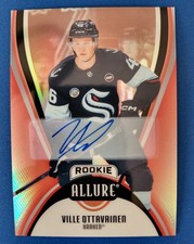 2025-26 UD Allure Hockey Ville Ottavainen RC Rookie Auto Red Rainbow #108