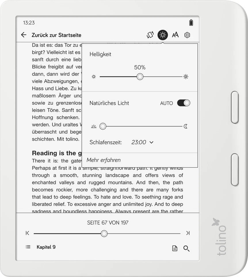 tolino vision color - Weiß - Bild 3 von 4