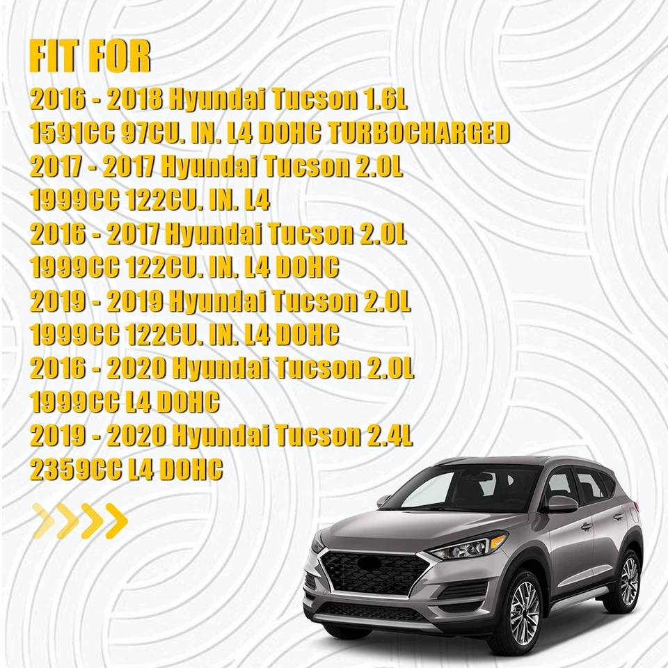 Juego de cubiertas de esquina de espejo retrovisor puerta delantera ABS negro para Hyundai Tucson 2016-2020 2-20X Foto 2 de 4