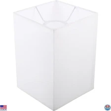 Square Lamp Shades for Table Lamps - E27 Rectangular Chandelier & Pendant Guard
