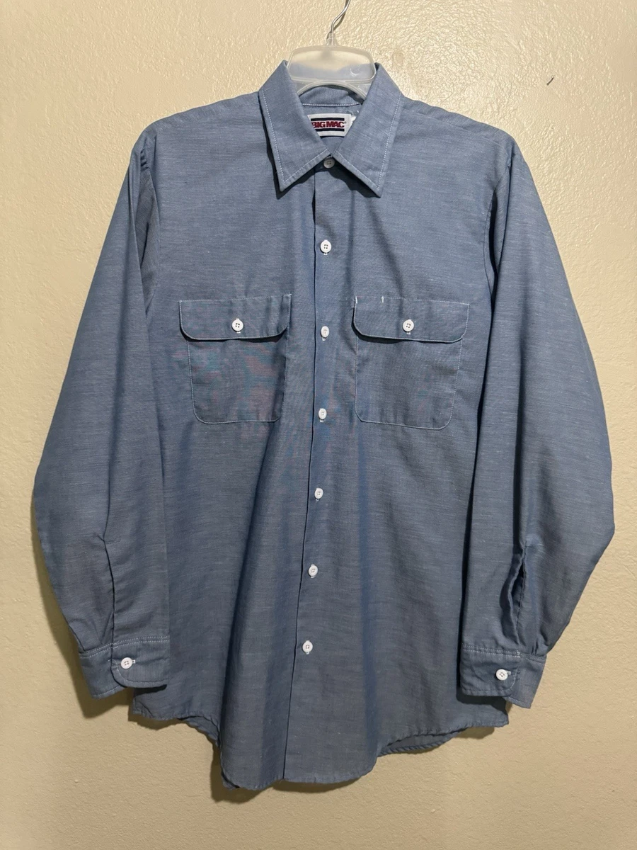 Big Mac Solid Casual Button-Down Shirts for Men for sale | eBay