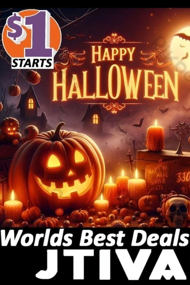 $1 Starts | Halloween Decor & Apparel | Spooky Deals !!!