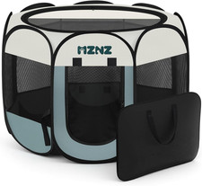 Portable Pet Playpen 29  Pop Up Dog Cat Puppy Tent Crate Grey Foldable