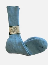 Mens Izod Crew Socks Hi Bulk Size 10-13 Blue Terry