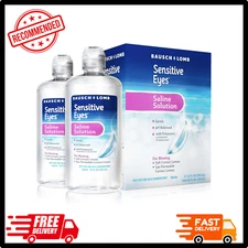 Sensitive Eyes Saline Solution from Bausch & Lomb, for Soft Contact & Gas Per-US