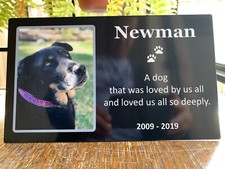 Photo Plaque Personalised Memorial Duraluxe 25cm x 15cm