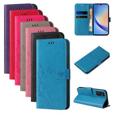 Handy Tasche für Samsung Galaxy A34 5G / A35 5G Handyhülle Cover 9H Displayglas