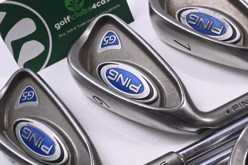 Left Hand Ping G5 Irons / 4-PW+SW / Black Dot / Regular Flex Ping Steel Shafts