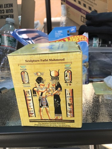 NEU Fathi Mahmoud Ägyptische Kunst Porzellan Kaffeebecher mit Box Karo Bilder - Bild 7 von 9