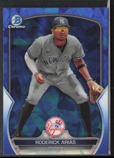 2023 Bowman Chrome Sapphire Roderick Arias BCP-199 Prospects | New York Yankees