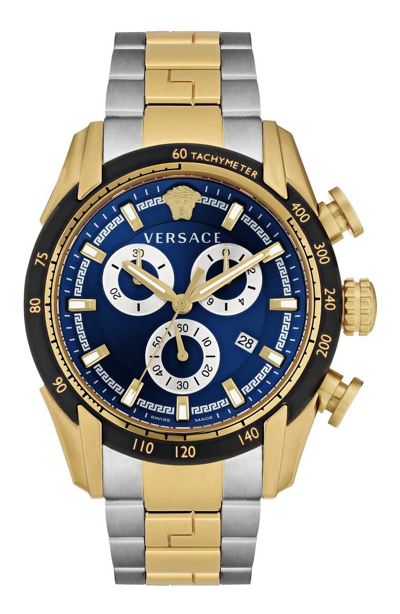 Versace Men's VE2I01021 V-Ray 44mm Quartz Watch