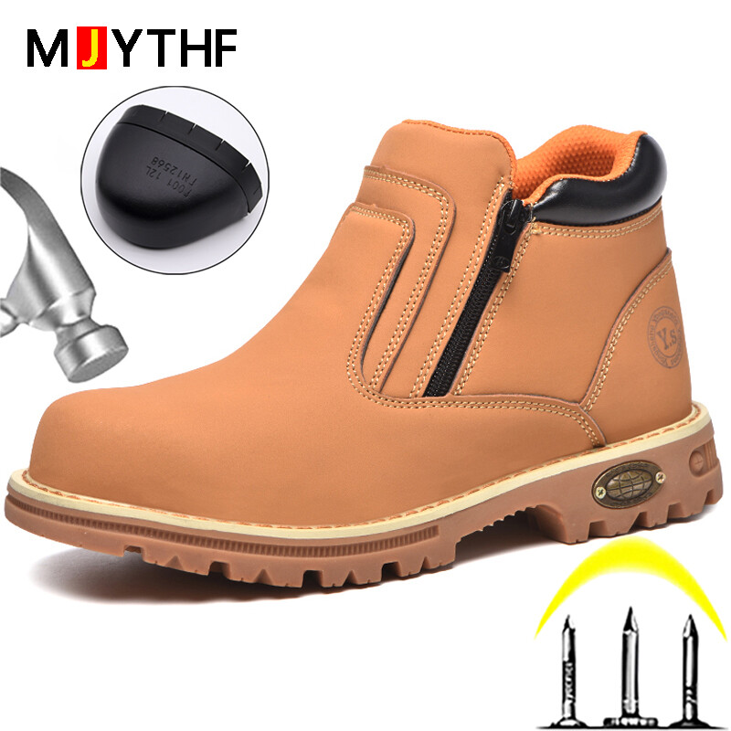 Botas De Trabajo Para Hombres Zapatos De Seguridad Indestructible Prueba De Agua