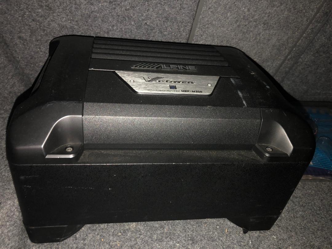 ALPINE Alpine SWD 2000S (Amplifier MRP M350) | eBay