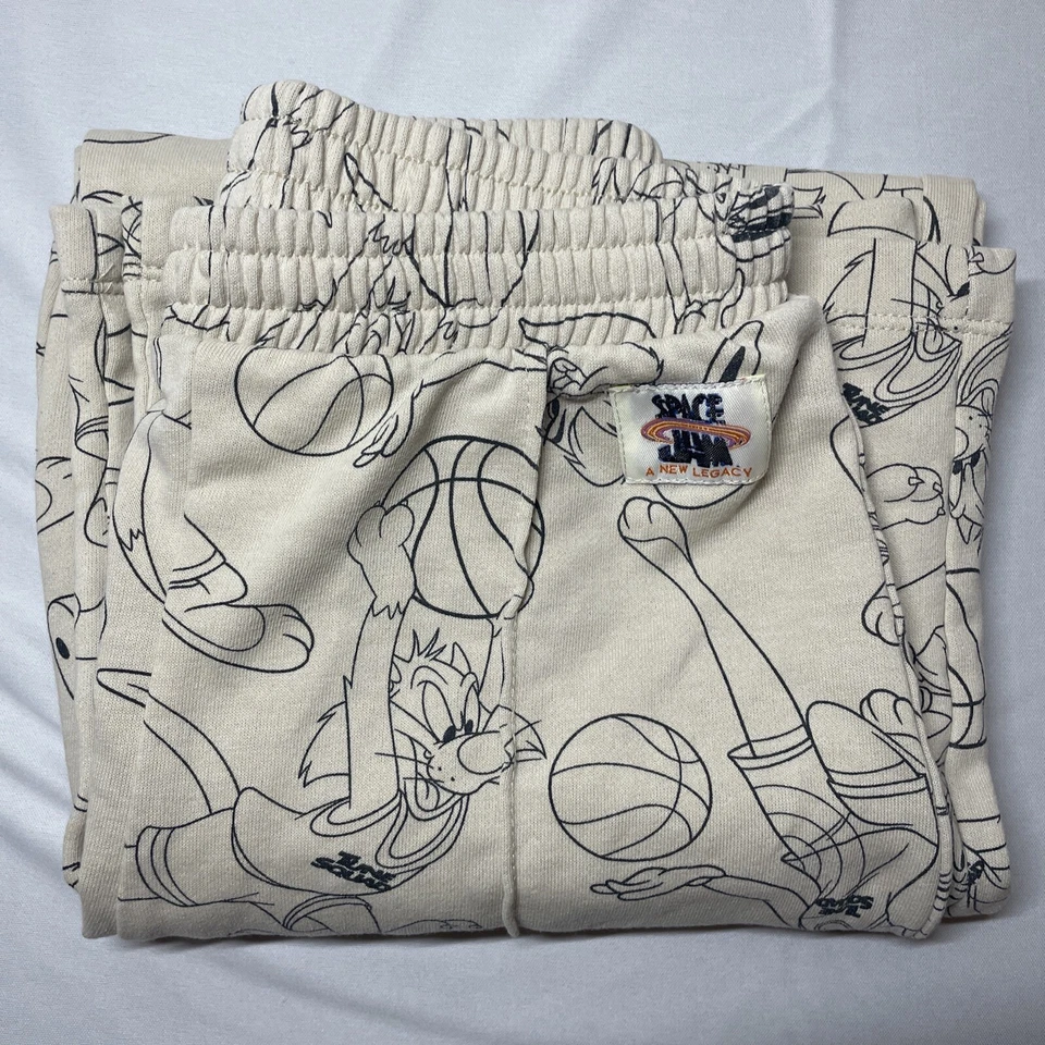 H&M Pajama Pants Space Jam Girls Size US 14 Foto 3 de 4