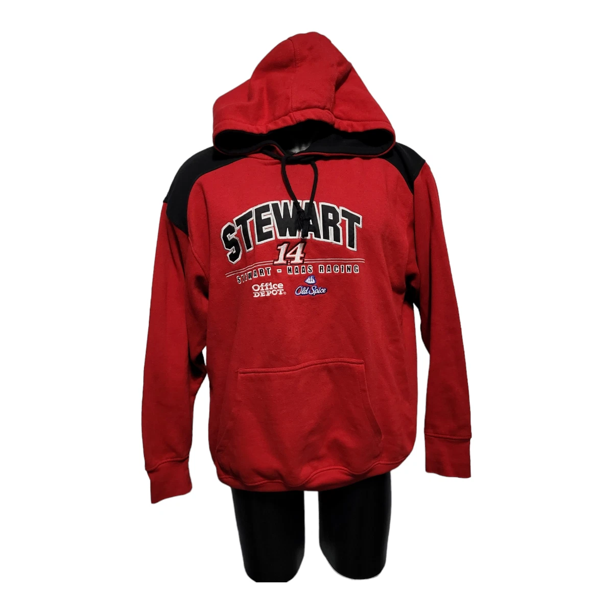 NASCAR Winners Circle Mens Size L Hoodie Sweatshirt Stewart Haas