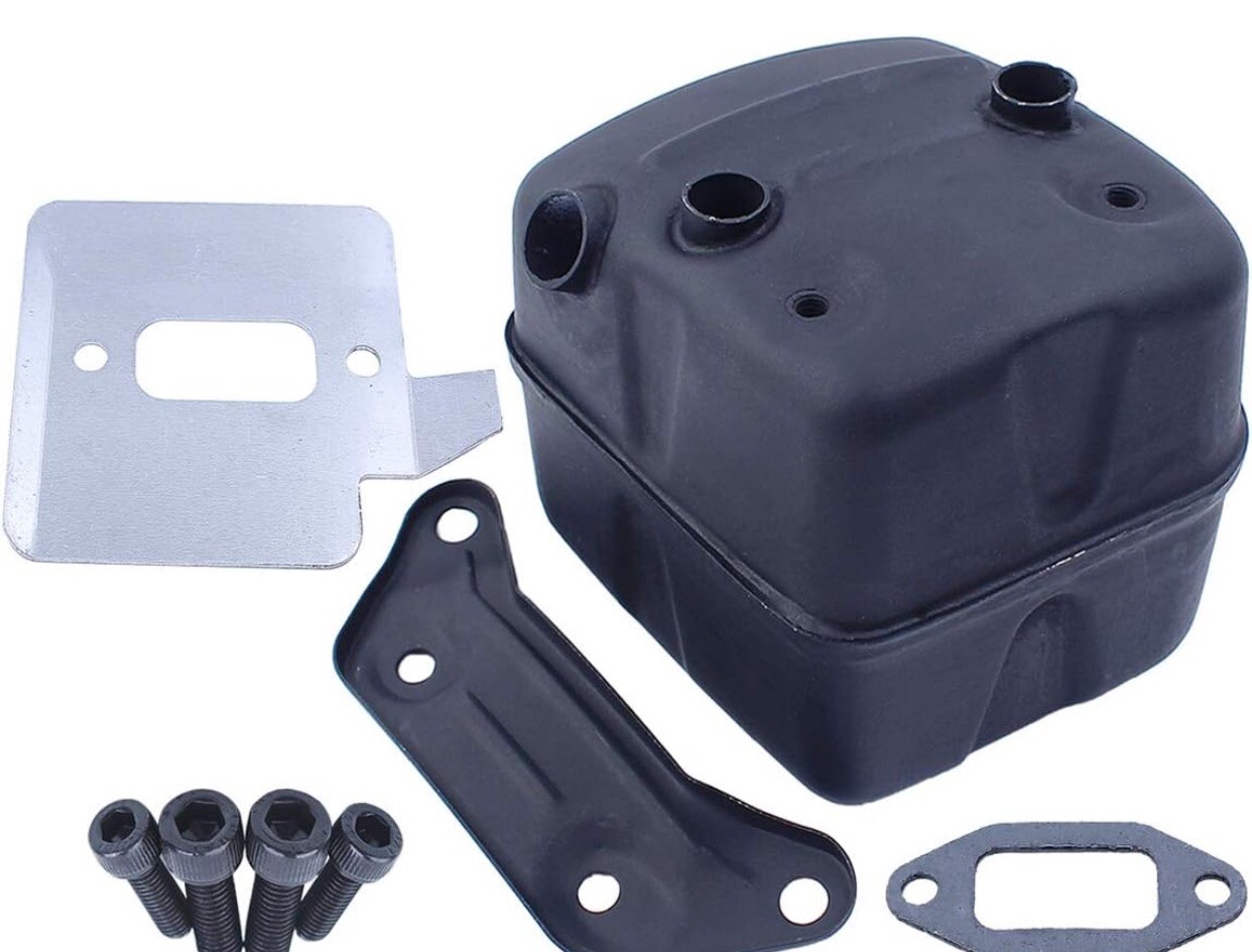 Kit Scarico Motosega Husqvarna 365 372XP 390 - Ricambio Alta Resistenza