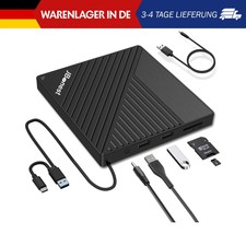 Externes CD DVD Laufwerk USB 3.0 Typ-C, Exter...