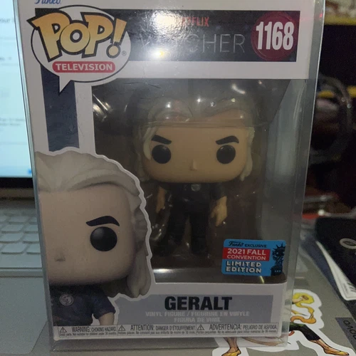 Funko Pop! T.V. Netflix The Witcher Geralt 2021 FCLE 1168 w/Pop P {FPB2}