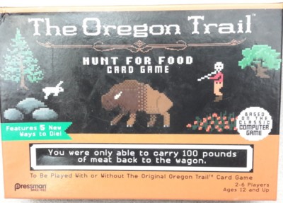 The Oregon Trail Card Game Hunt for Food - by Pressman Toy Corporation BRAND NEW