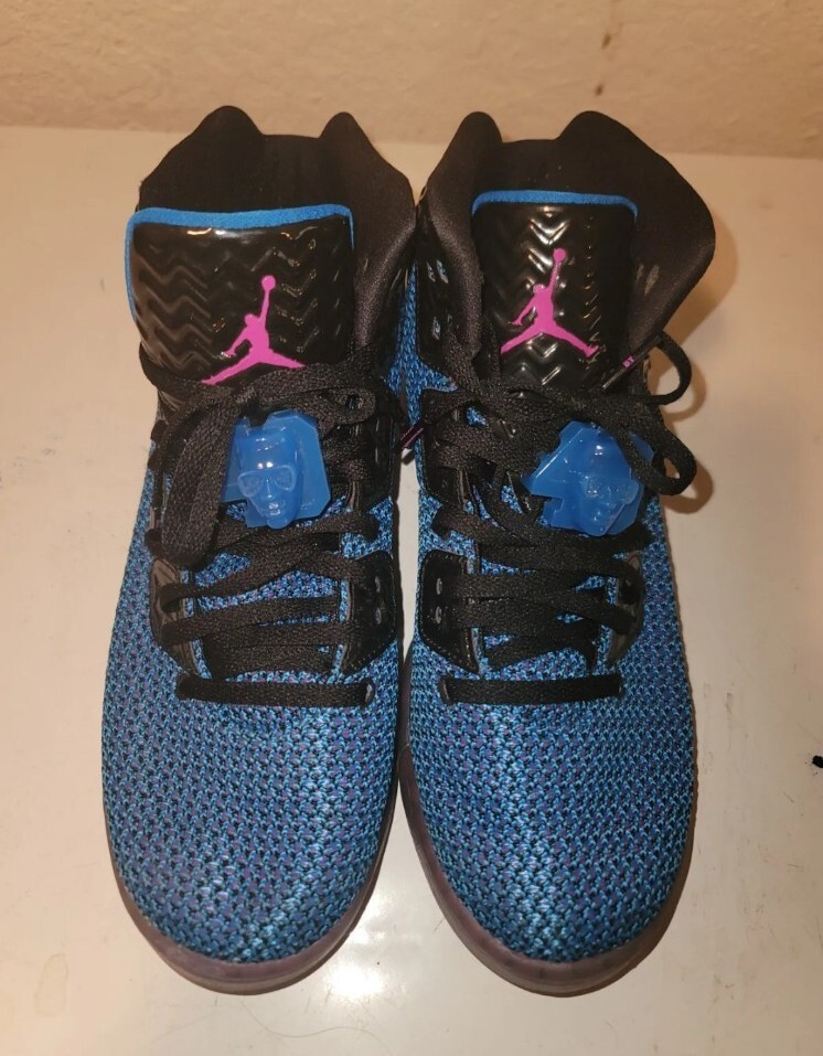 ynsb※ Kids Unisex Nike Air Jordan Spike Forty Blue Sneaker BK YA