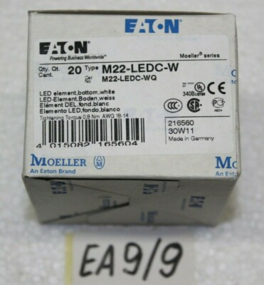 20x  Eaton Leuchtelement 216560 Typ M22-LEDC-W
