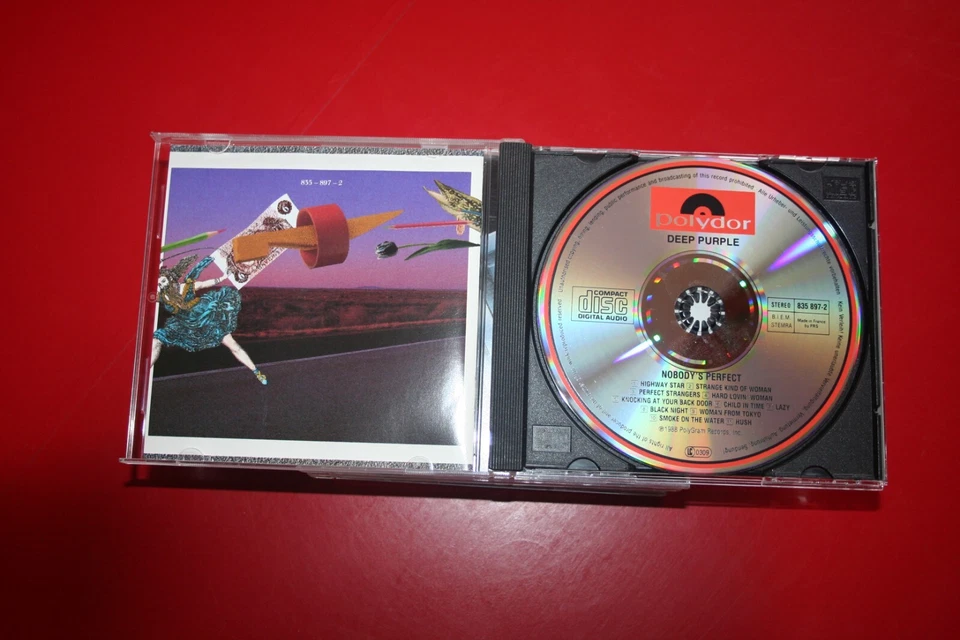 DEEP PURPLE-" NOBODY'S PERFECT" CD 1ST PRESS 1988 - Bild 2 von 3