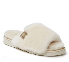 Fireside By Dearfoams Cairns Shearling Slide Slipper SZ 11 Brand New W/O Box