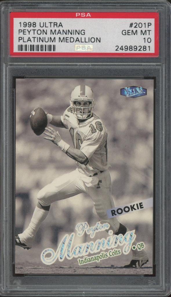 Peyton Manning Ultra #201P Platinum Medallion