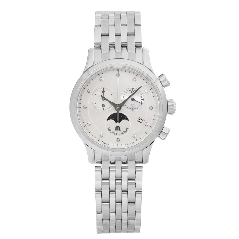 Maurice Lacroix Les Classiques 38mm Steel MOP Dial Ladies Watch LC1087-SS002-160