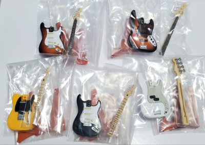 Fender Miniature Collection Guitar All 5 types Figure Capsule toy