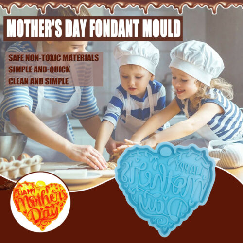 Mother's Day Silicone Mould DIY Chocolate Cupcake Cake Muffin Baking Mold