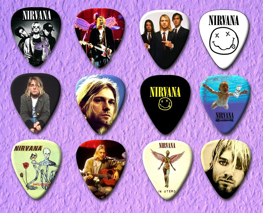 NIRVANA Guitar Picks Set of 12 | eBay