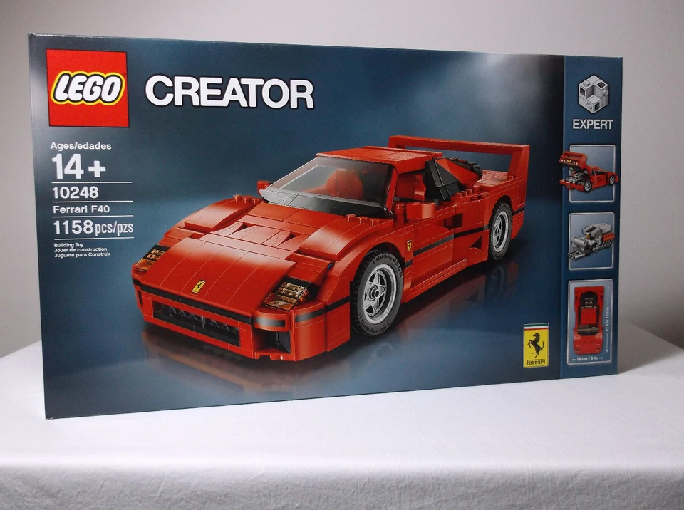LEGO 10248 Ferrari F40 CREATOR EXPERT - Nuevo juego sellado sin abrir - Retirado - 2015 Foto 2 de 4