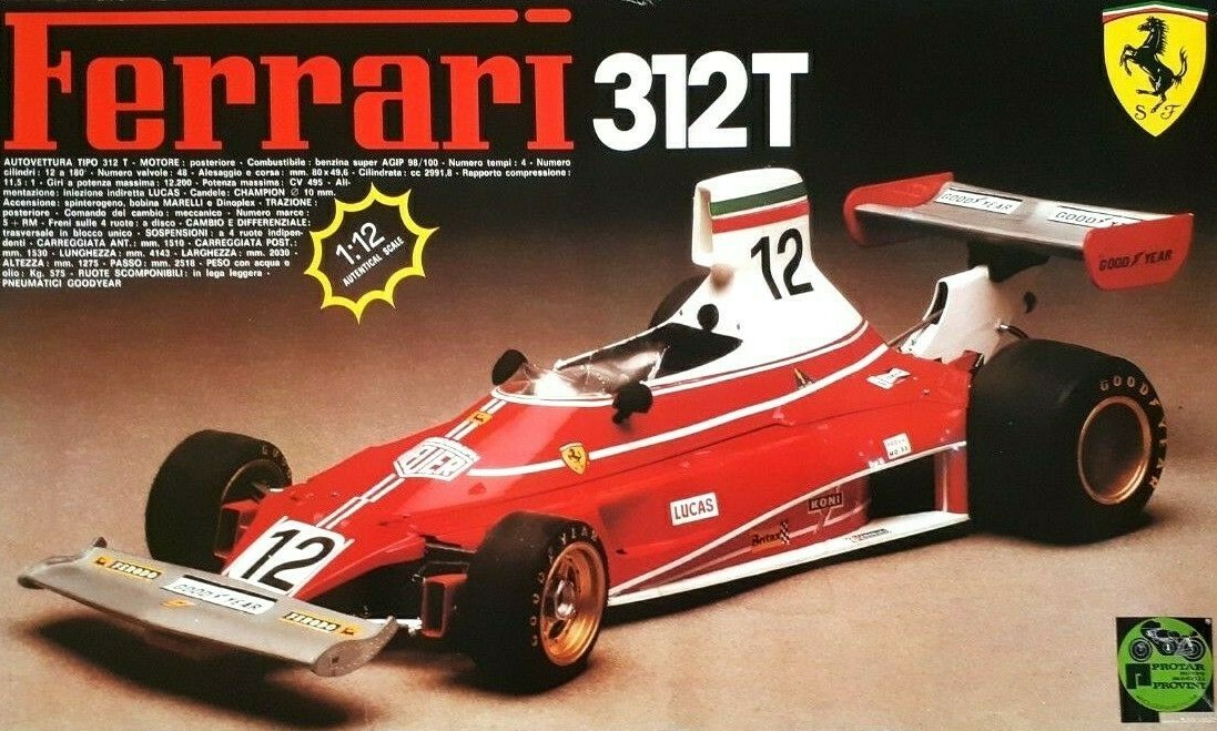 自動車 1/43 Ferrari 312T kits Tameo WCT075 Ferrari 312T - 1975 Monaco Grand Prix - White